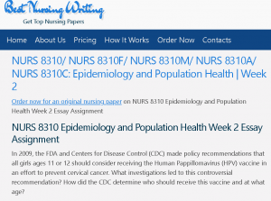 NURS 8310 Epidemiology and Population Health Week 2 Essay Assignment