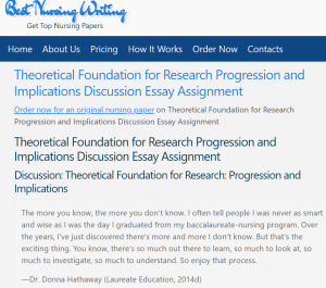 Theoretical Foundation for Research Progression and Implications Discussion Essay Assignment